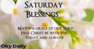 Saturday Blessings Images
