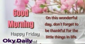 thankful good morning friday blessings