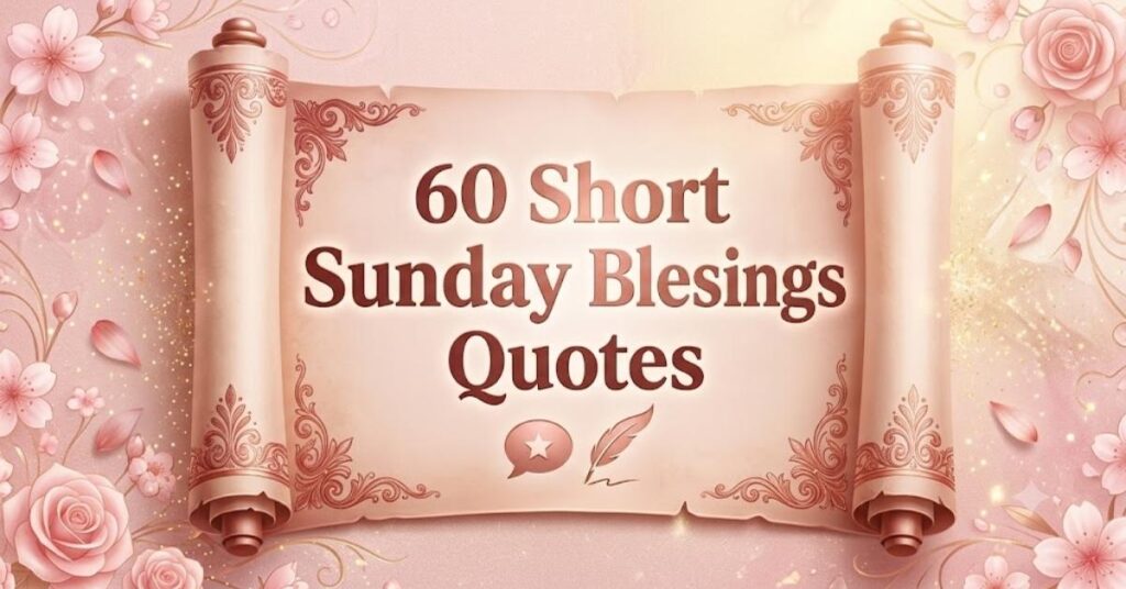 60 Short Sunday Blessings Quotes
