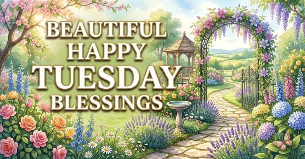 Beautiful Happy Tuesday Blessings