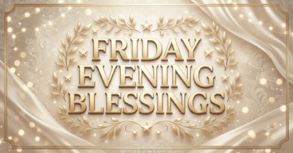 Friday Evening Blessings