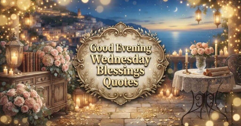 Good Evening Wednesday Blessings Quotes