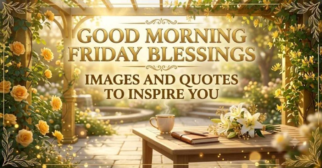 Good Morning Friday Blessings Images and Quotes to Inspire You