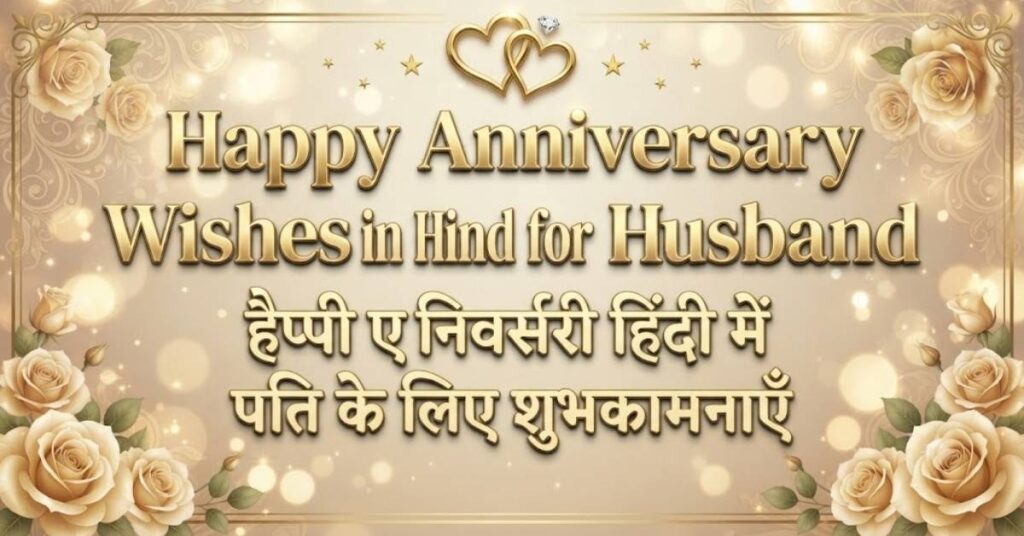 Happy Anniversary Wishes in Hindi for Husband