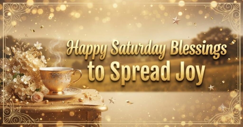 Happy Saturday Blessings to Spread Joy