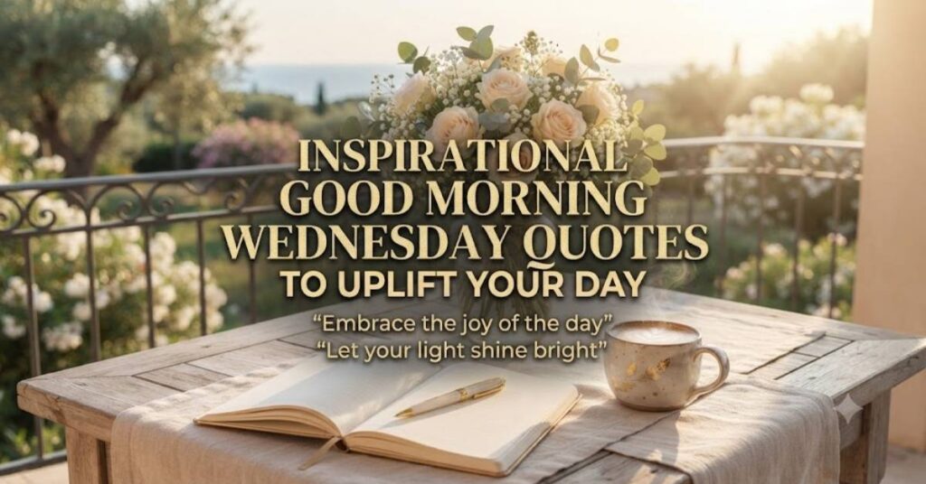 Inspirational Good Morning Wednesday Quotes to Uplift Your Day