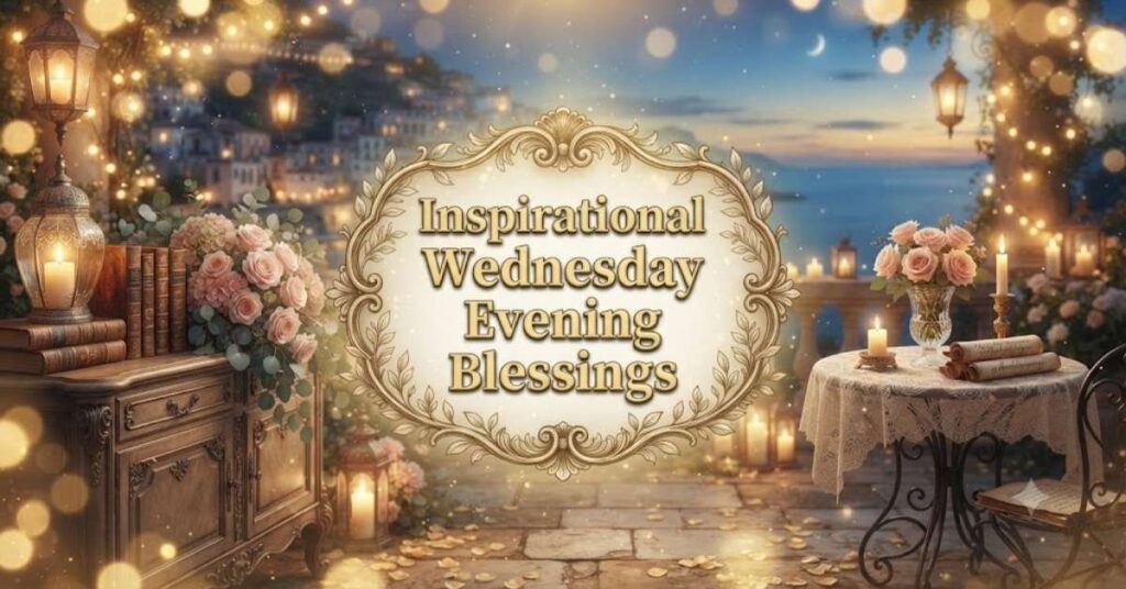 Inspirational Wednesday Evening Blessings