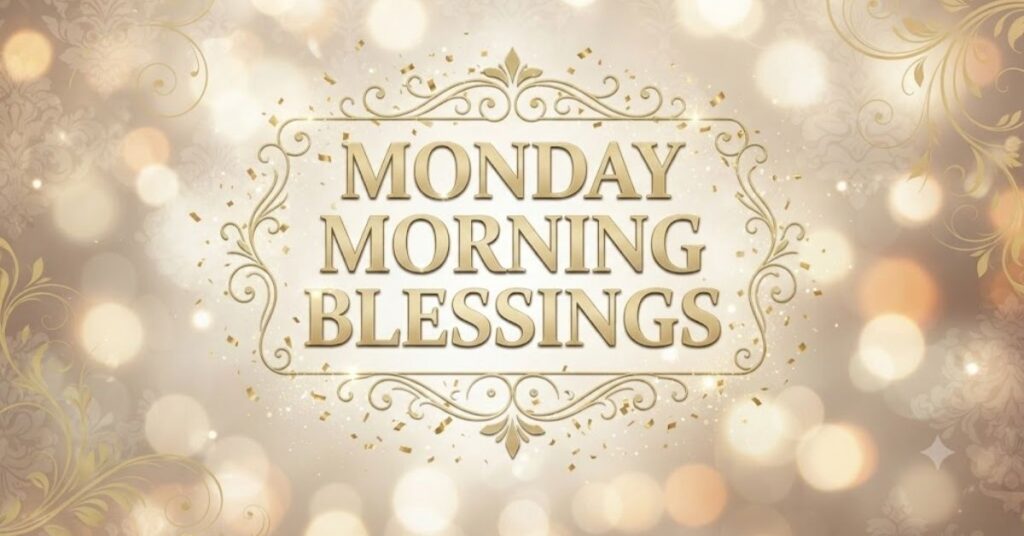 Monday Morning Blessings
