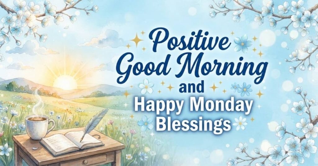 Positive Good Morning and Happy Monday Blessings