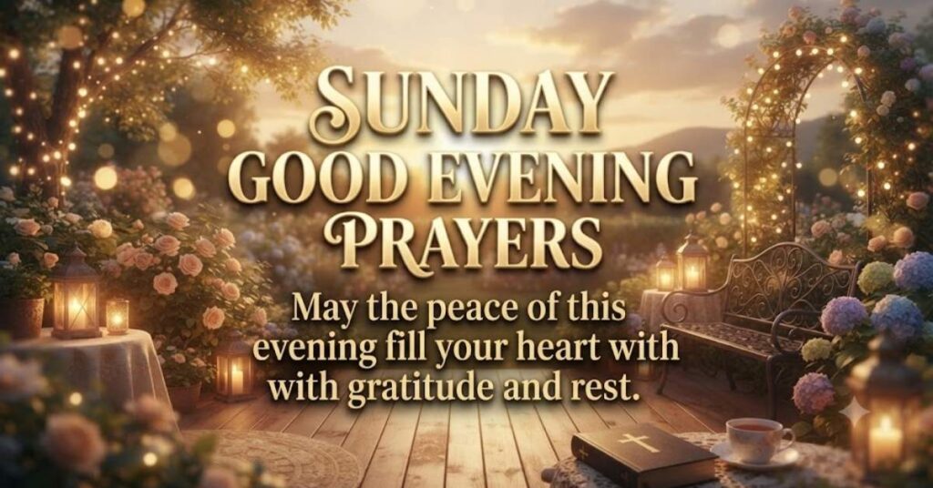 Sunday Good Evening Prayers