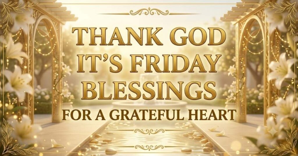 Thank God It’s Friday Blessings for a Grateful Heart