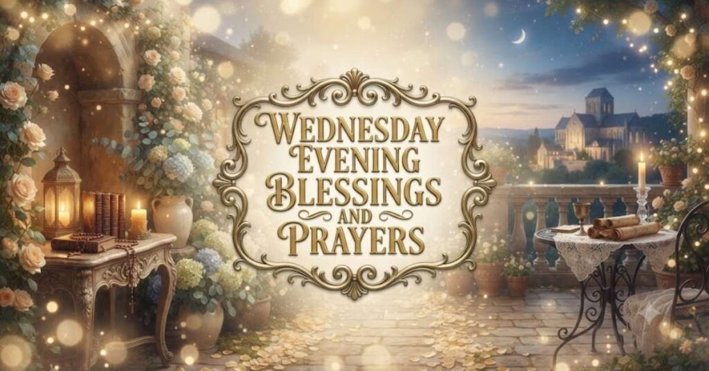 Wednesday Evening Blessings and Prayers