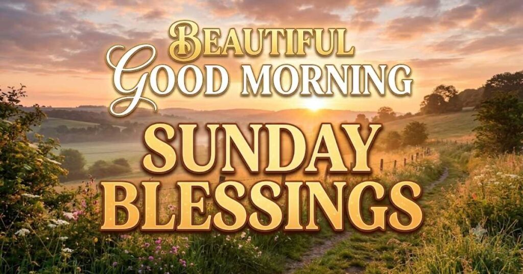 Beautiful Sunday Morning Blessings Images