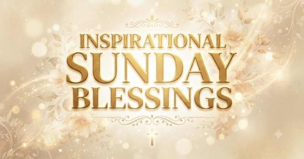Inspirational Sunday Morning Blessings